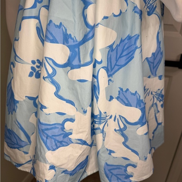 Peach Love California Blue Floral Mini Dress - Picture 7 of 13